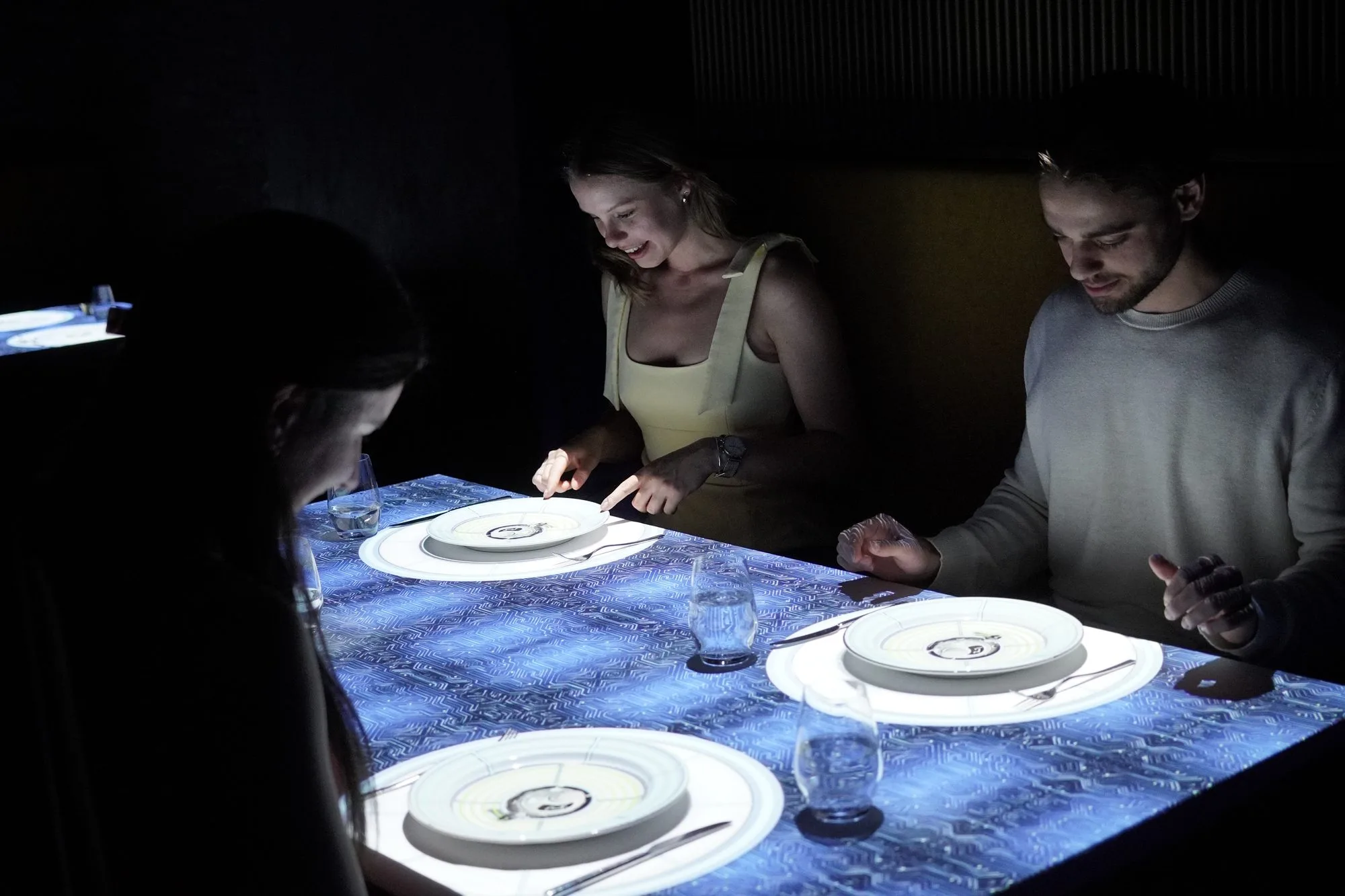 Proiezione 3D sul piatto