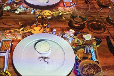 3D table projection in Wellington